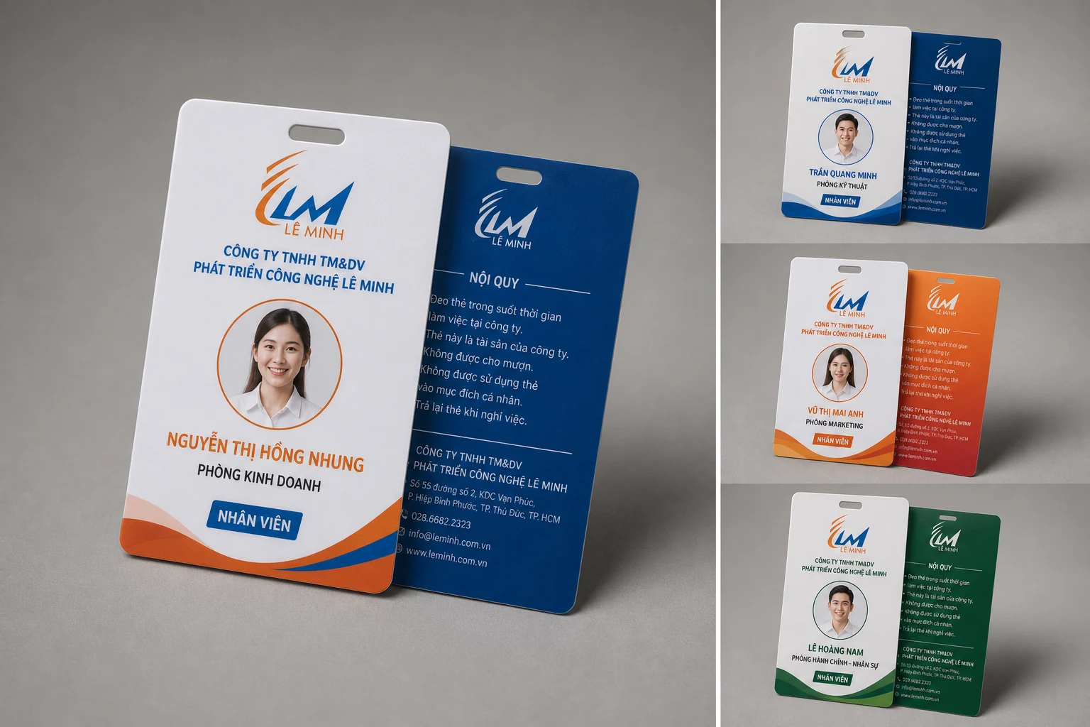 Làm Thẻ Nhân Viên Bằng Nhựa – Mẫu Đẹp, Chuyên Nghiệp Cho Doanh Nghiệp
