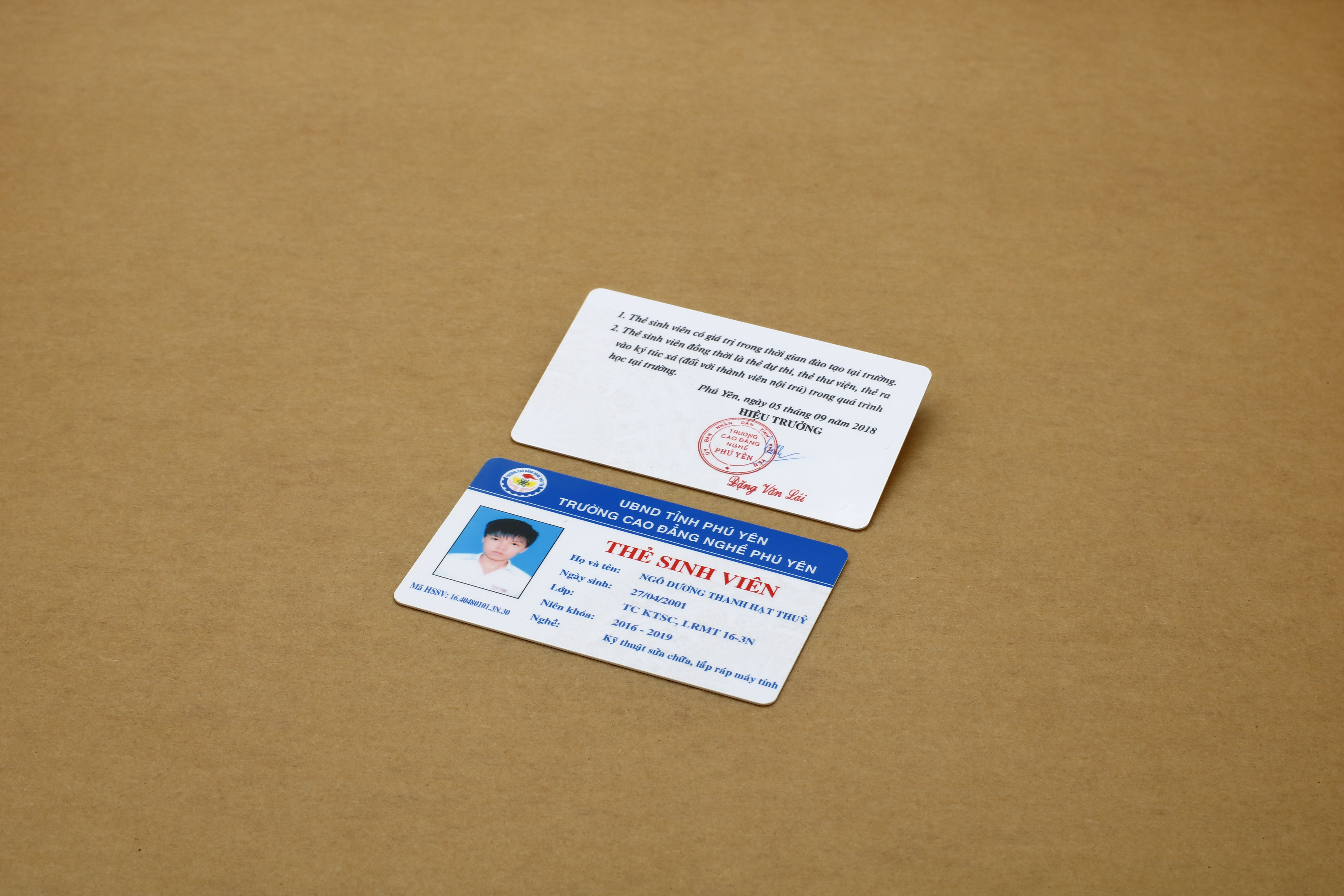 Mẫu Thẻ nhựa PVC đẹp