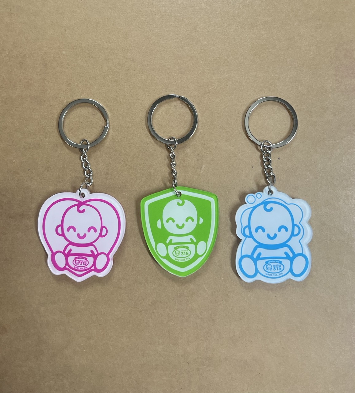 Mẫu Móc khóa quảng cáo