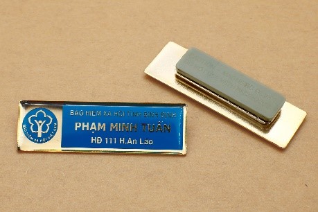 Hình mẫu bảng tên nhân viên