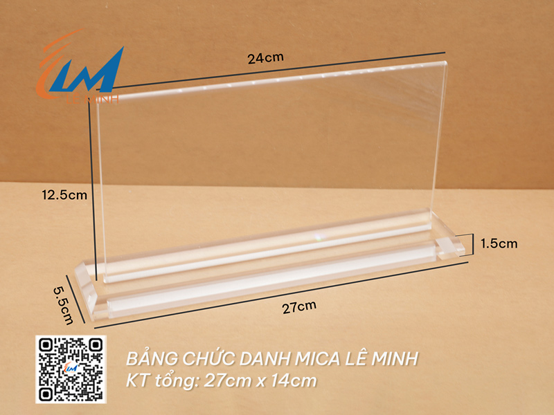 BẢNG CHỨC DANH MICA GIÁ RẺ