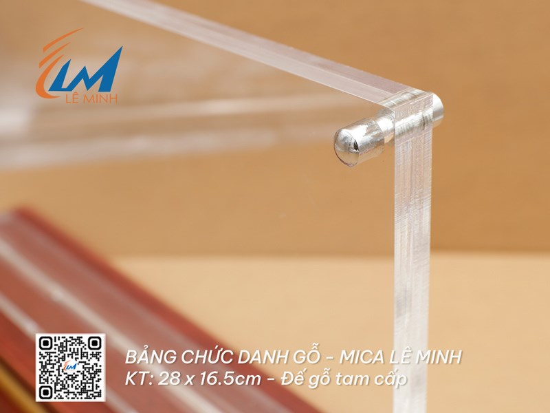 GỖ MICA IN UV - BẢNG CHỨC DANH ĐỂ BÀN