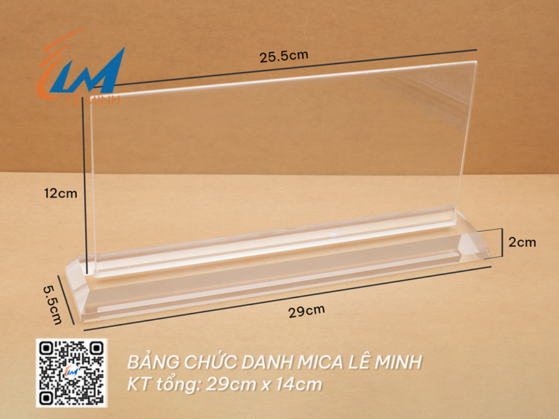 BẢNG CHỨC DANH MICA GIÁ RẺ
