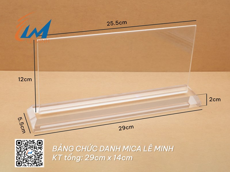 BẢNG CHỨC DANH MICA GIÁ RẺ