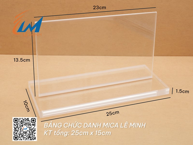 BẢNG CHỨC DANH MICA GIÁ RẺ