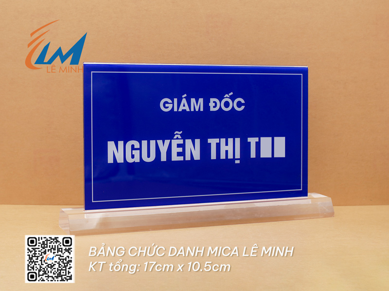 BẢNG CHỨC DANH MICA GIÁ RẺ