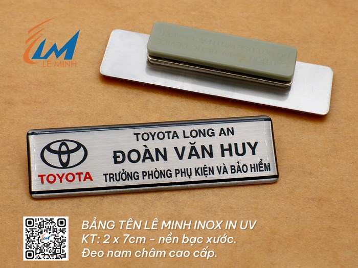 BẢNG TÊN INOX IN UV PHỦ KEO