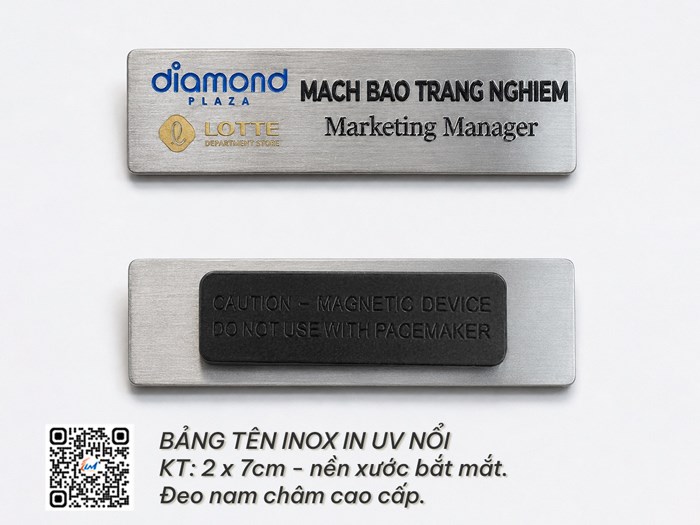 BẢNG TÊN INOX IN UV NỔI