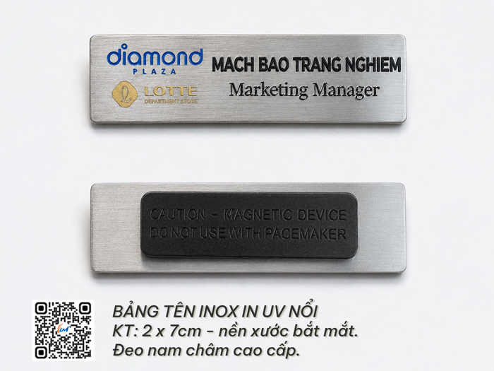 BẢNG TÊN INOX IN UV NỔI