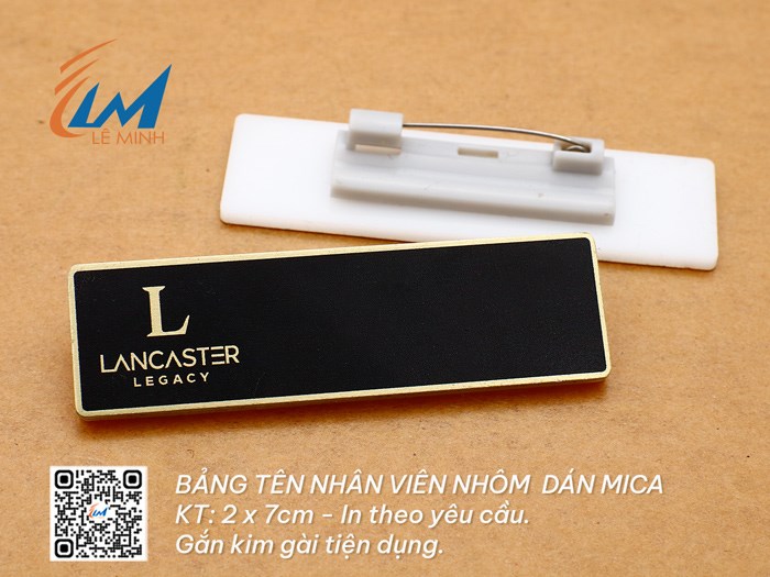 BẢNG TÊN NHÔM DÁN MICA