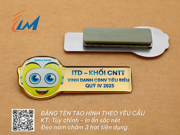 BẢNG TÊN TẠO HÌNH TÙY CHỈNH