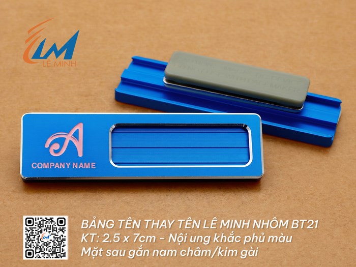BẢNG TÊN THAY TÊN BT21 KHẮC ĐỔ MÀU