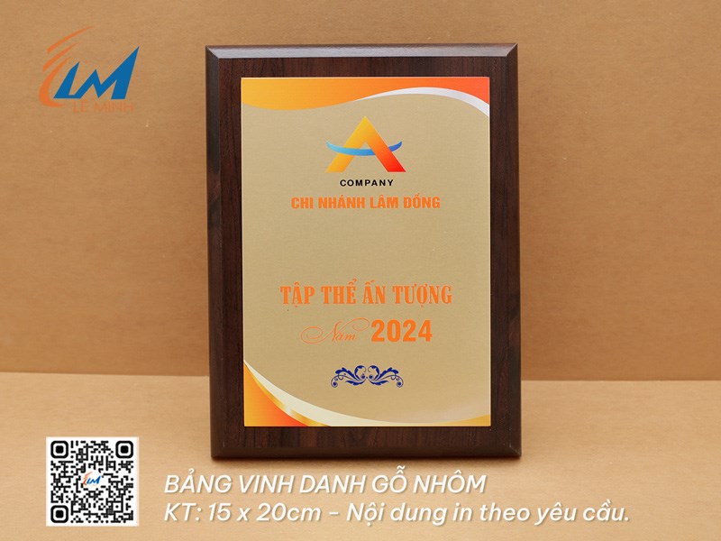 BẢNG VINH DANH KÍCH THƯỚC NHỎ