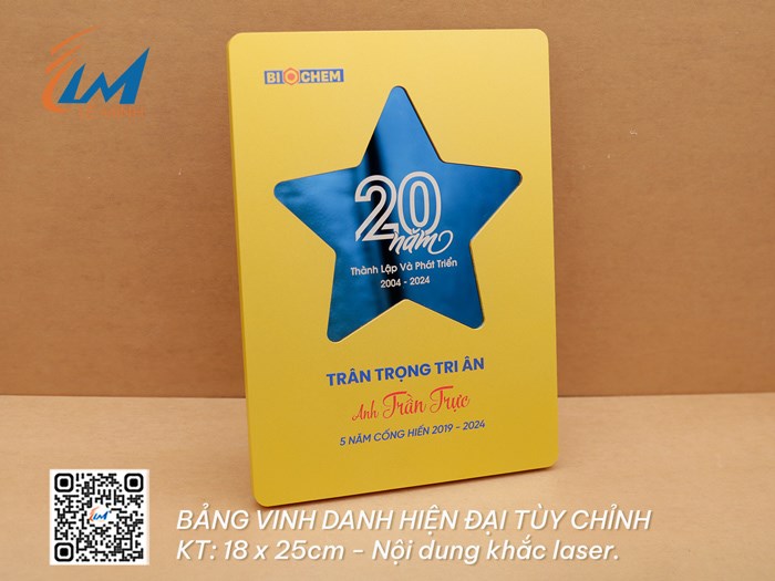 BẢNG VINH DANH GƯƠNG TÙY CHỈNH