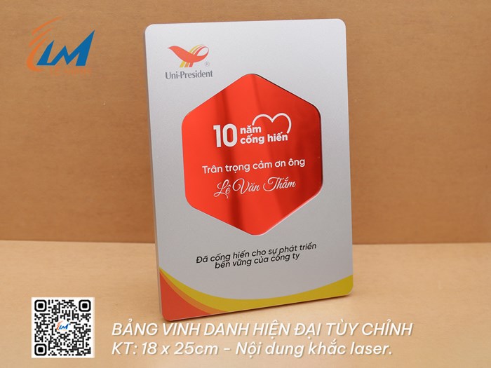 BẢNG VINH DANH GƯƠNG TÙY CHỈNH