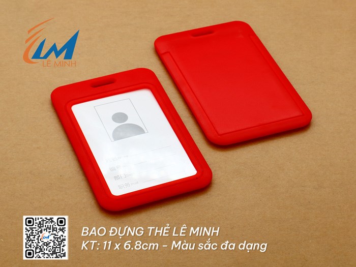BAO ĐỰNG THẺ NHÂN VIÊN BẰNG NHỰA CỨNG