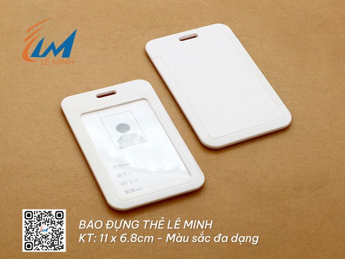 BAO ĐỰNG THẺ NHÂN VIÊN BẰNG NHỰA CỨNG