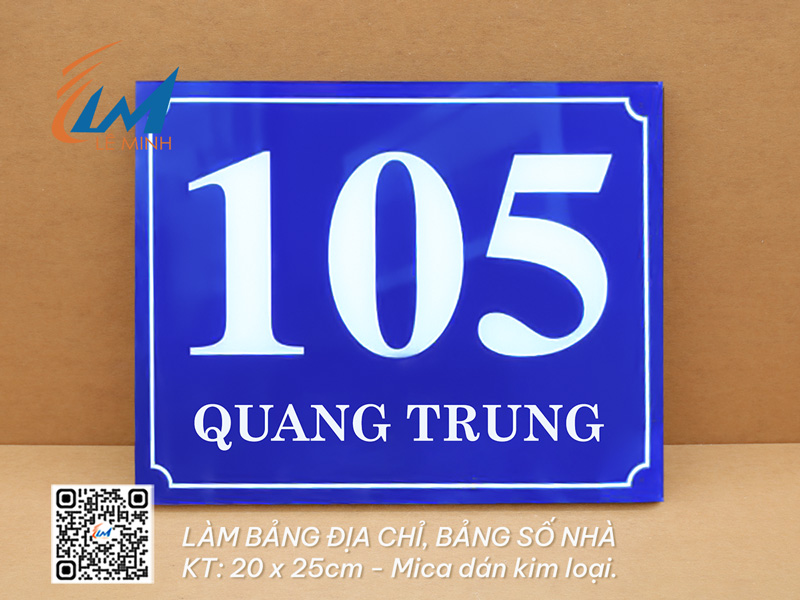 BIỂN SỐ NHÀ