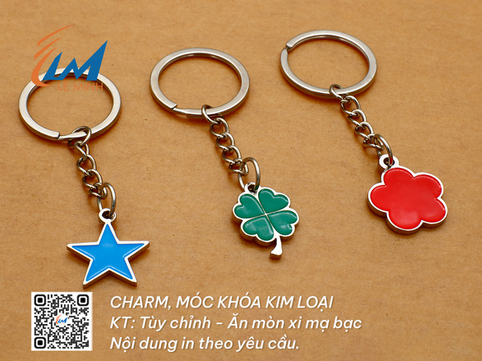 CHARM, MÓC KHÓA KIM LOẠI