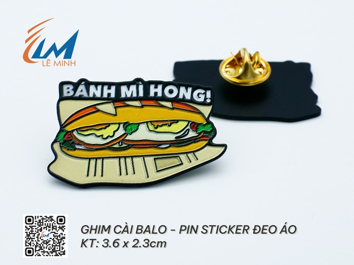 GHIM CÀI BALO - HUY HIỆU STICKER CÀI ÁO