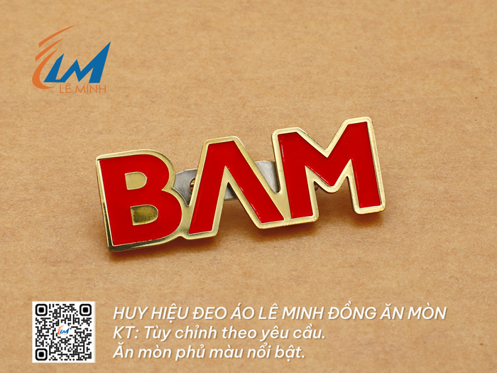 HUY HIỆU ĐỒNG ĂN MÒN TÙY CHỈNH THEO YÊU CẦU