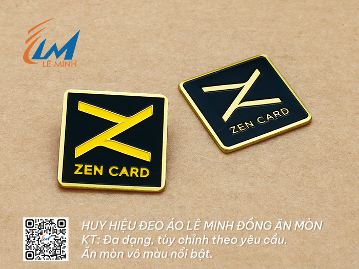 HUY HIỆU ĐỒNG ĂN MÒN TÙY CHỈNH THEO YÊU CẦU