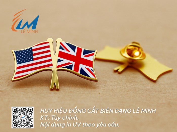 HUY HIỆU ĐỒNG IN UV TÙY CHỈNH THEO YÊU CẦU