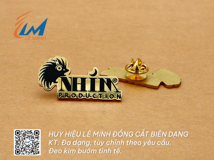 HUY HIỆU ĐỒNG IN UV TÙY CHỈNH THEO YÊU CẦU