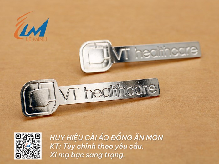 HUY HIỆU MẠ BẠC CÀI ÁO