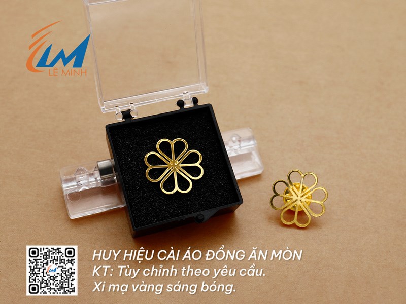 HUY HIỆU MẠ VÀNG CÀI ÁO