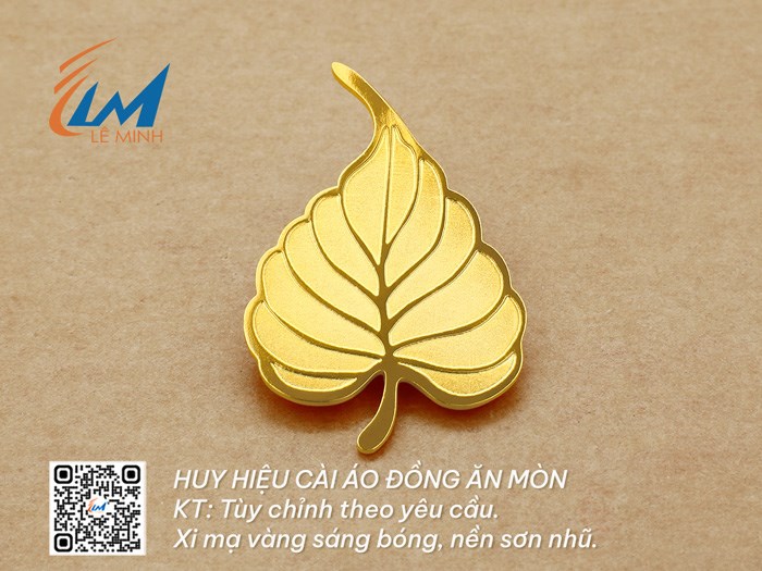 HUY HIỆU MẠ VÀNG CÀI ÁO
