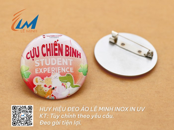 HUY HIỆU TRÒN BẰNG INOX