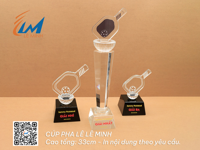 Những mẫu cúp Pickleball đẹp