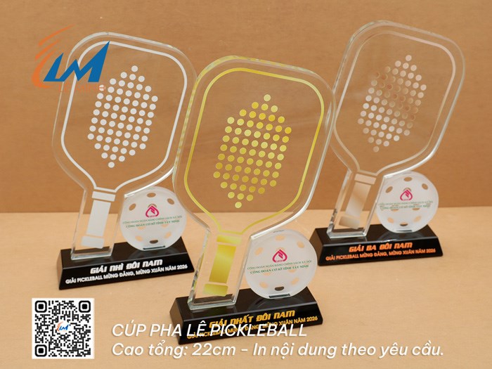 Những mẫu cúp Pickleball đẹp