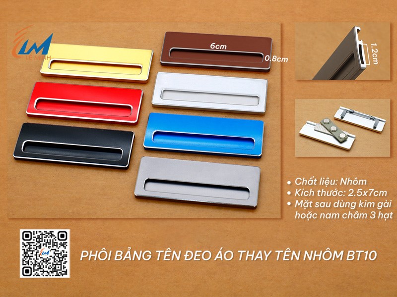 MUA BÁN, CUNG CẤP PHÔI BẢNG TÊN NHÂN VIÊN