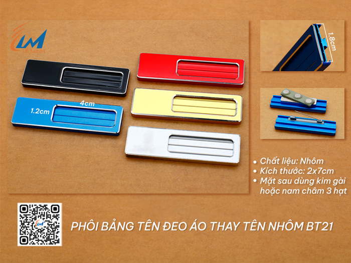 MUA BÁN, CUNG CẤP PHÔI BẢNG TÊN NHÂN VIÊN