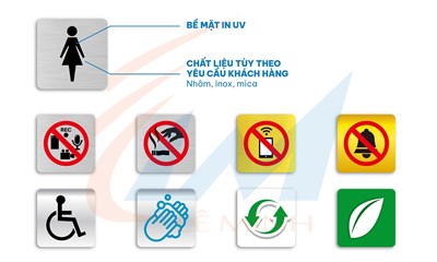 SẢN XUẤT BẢNG ICON, BẢNG CHỈ DẪN