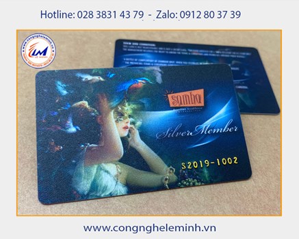 MẪU THẺ VIP CARD IN UV